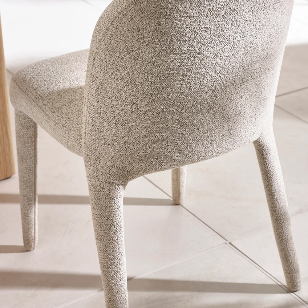 Hinckley Beige Fabric Dining Chairs - Pair