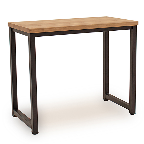 Hinrik Wooden Bar Table In Natural Elm Furniture in Fashion
