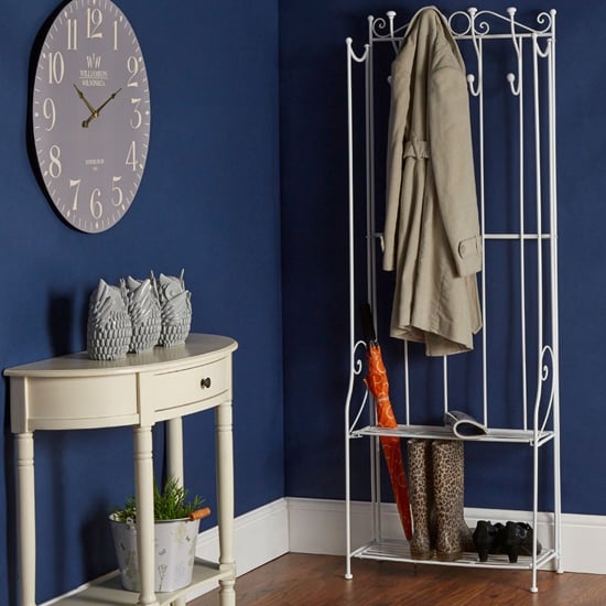 Hista Classical Wooden Wall Clock In Grey