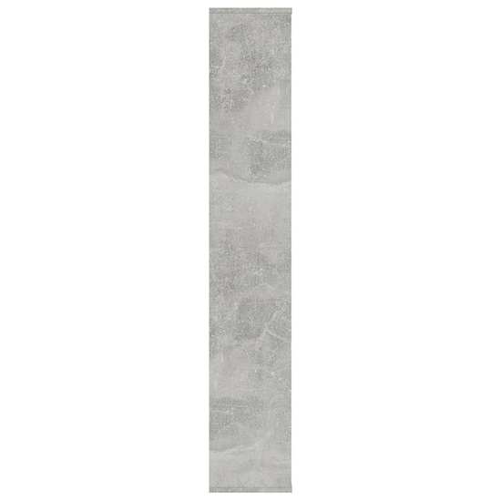 Hiti Wooden 100cm x 140cm Bookcase In Concrete Grey