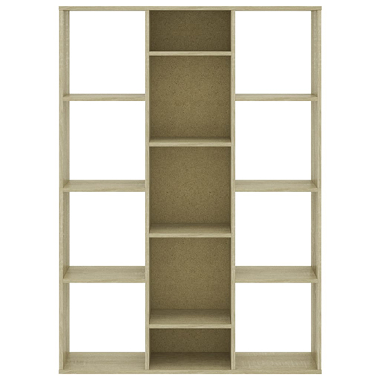 Hiti Wooden 100cm x 140cm Bookcase In Sonoma Oak