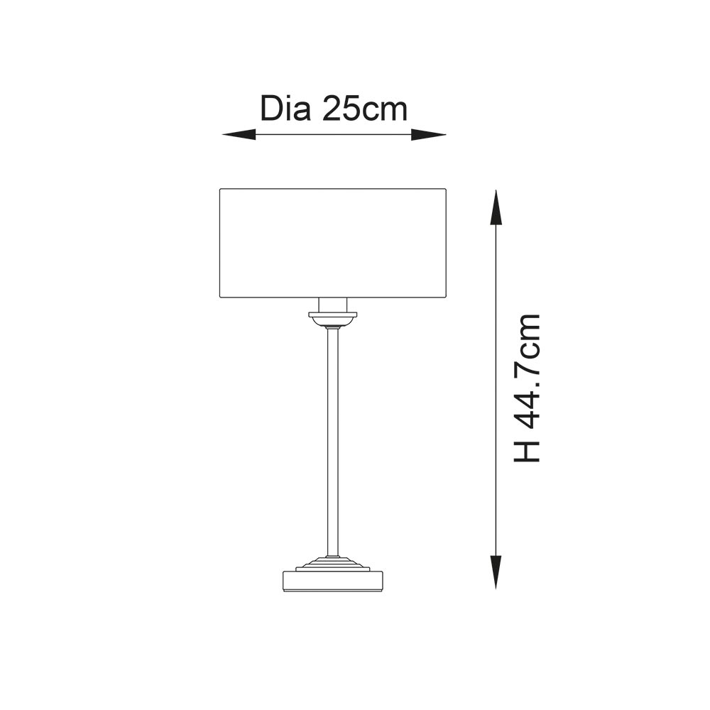 Hixson Vintage White Fabric Shade Table Lamp In Antique Brass