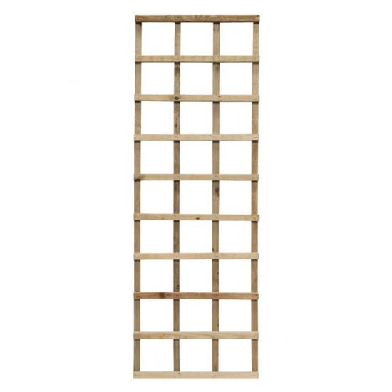 Product photograph of Hizo Heavy Duty Set Of 3 Pressure Treated 6x2 Trellis In Natural from Furniture in Fashion