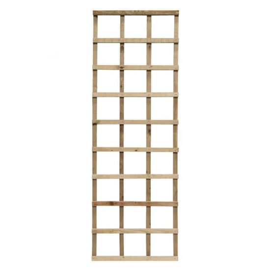 Hizo Heavy Duty Set Of 3 Pressure Treated 6x2 Trellis In Natural