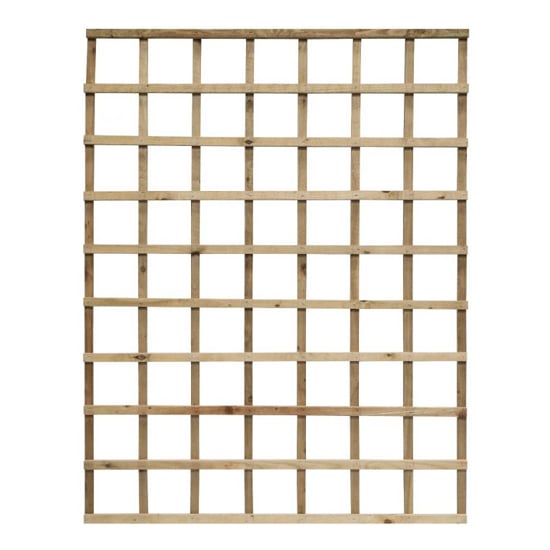 Product photograph of Hizo Heavy Duty Set Of 3 Pressure Treated 6x5 Trellis In Natural from Furniture in Fashion
