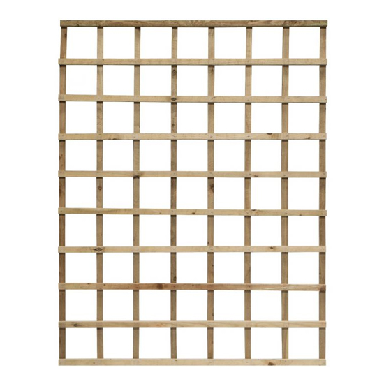 Hizo Heavy Duty Set Of 3 Pressure Treated 6x5 Trellis In Natural