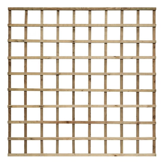 Product photograph of Hizo Heavy Duty Set Of 3 Pressure Treated 6x6 Trellis In Natural from Furniture in Fashion