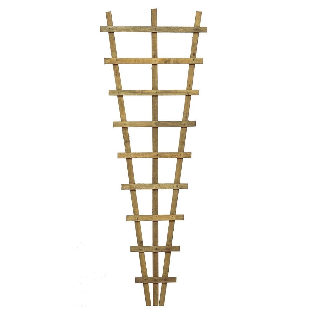 Hizo Wooden Garden Pressure Treated Trellis In Natural