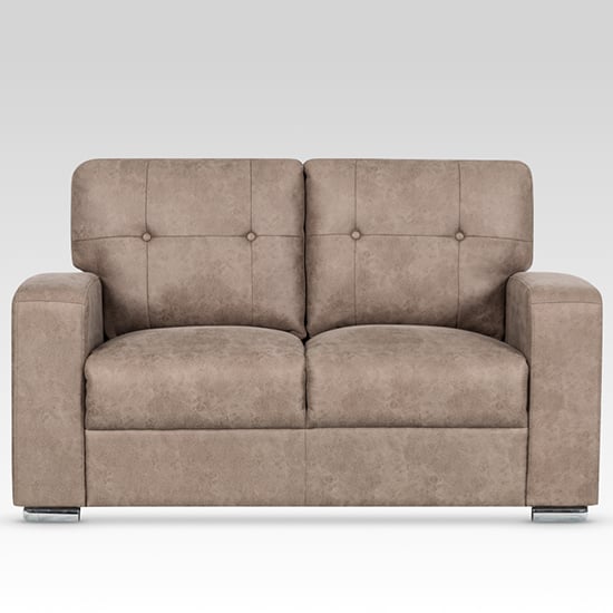 Read more about Hobart fabric 2 seater sofa in taupe