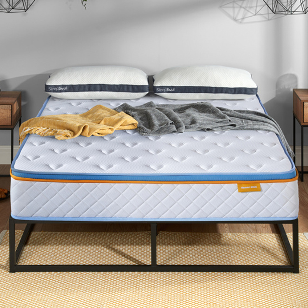 Hockley Fabric 2000 Pocket Double Mattress In White