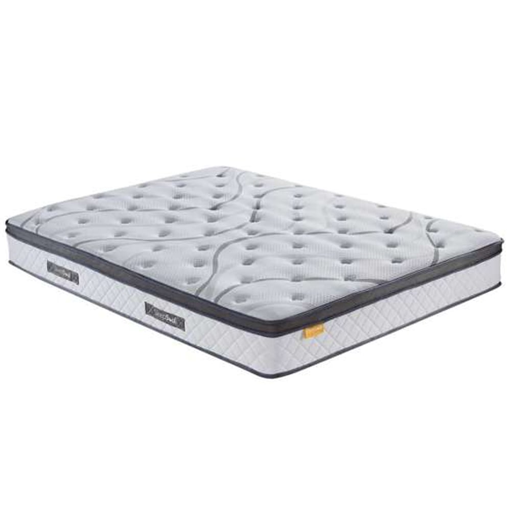 Hockley Fabric King Size Mattress In White