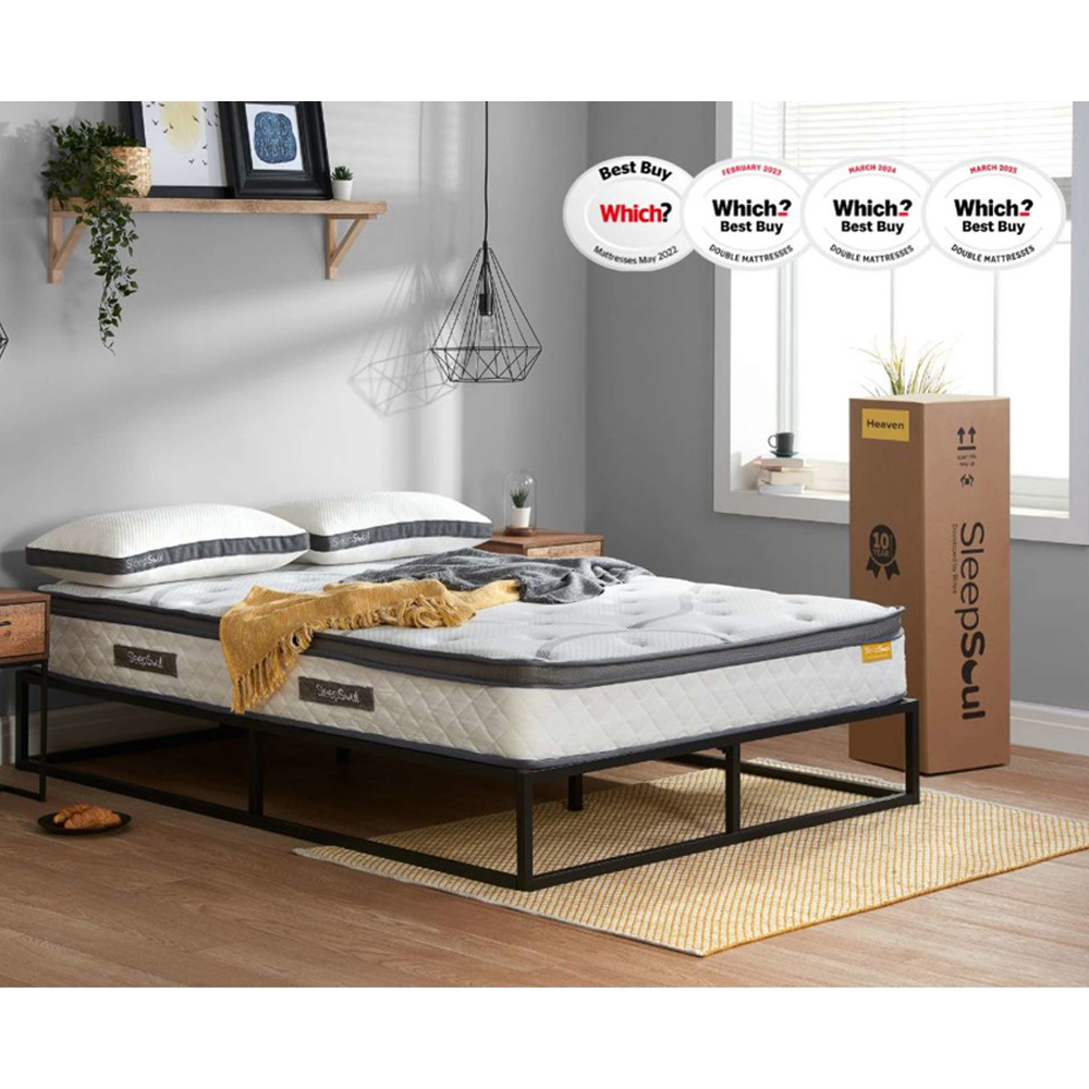Hockley Fabric Small Double Mattress In White