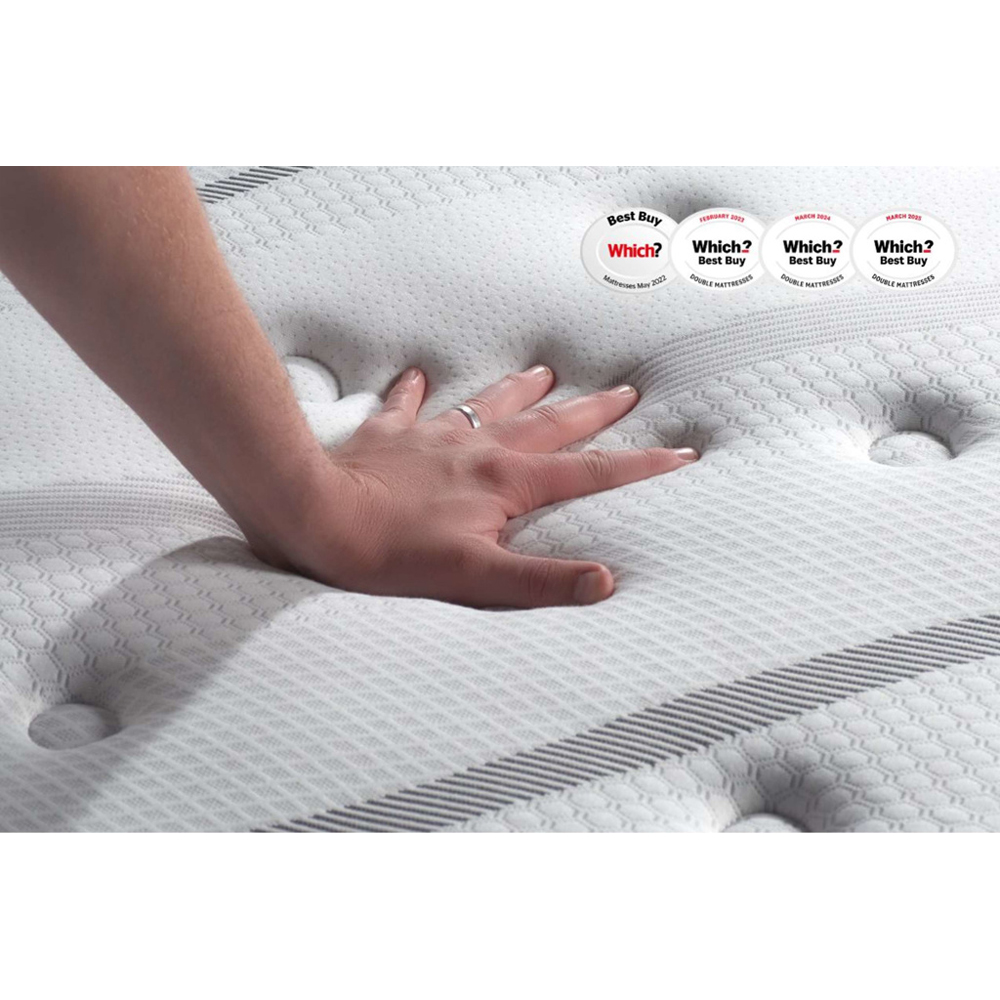 Hockley Fabric Small Double Mattress In White