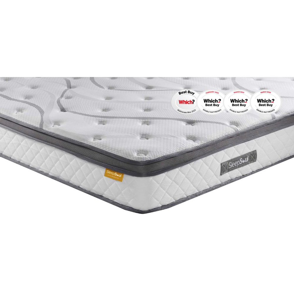 Hockley Fabric Small Double Mattress In White