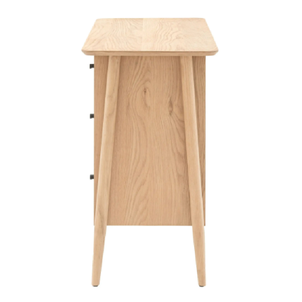 Hervey Wooden Chest Of 3 Drawers In Natural