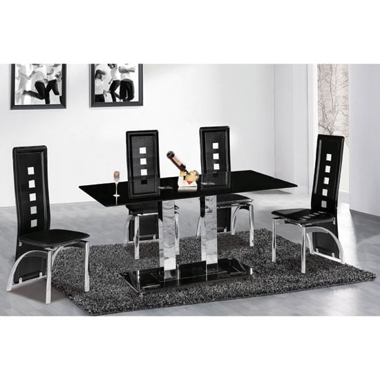 holly dining table miller design DSC 2200 - 6 Reasons To Buy Dining Table And Chairs In Black Glass