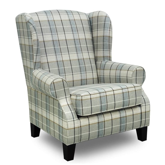 Holmdel Fabric 1 Seater Sofa In Grey