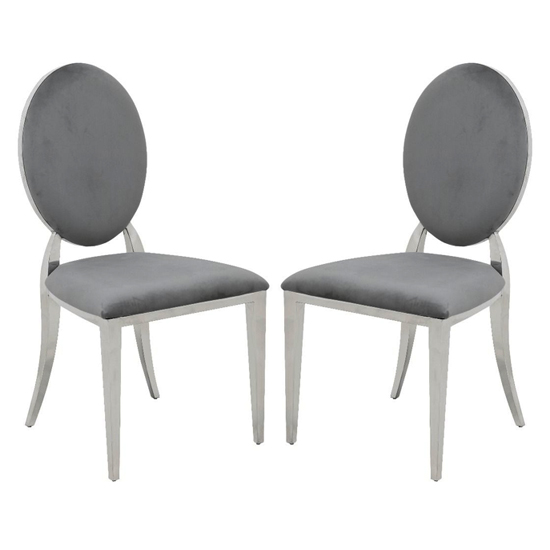 Holyoke Dark Grey Velvet Dining Chairs In Pair_1