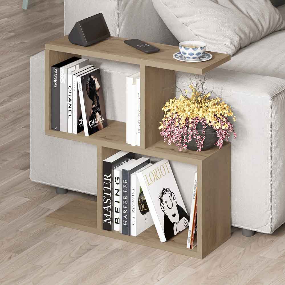Homemania Wooden Side Table in Natural