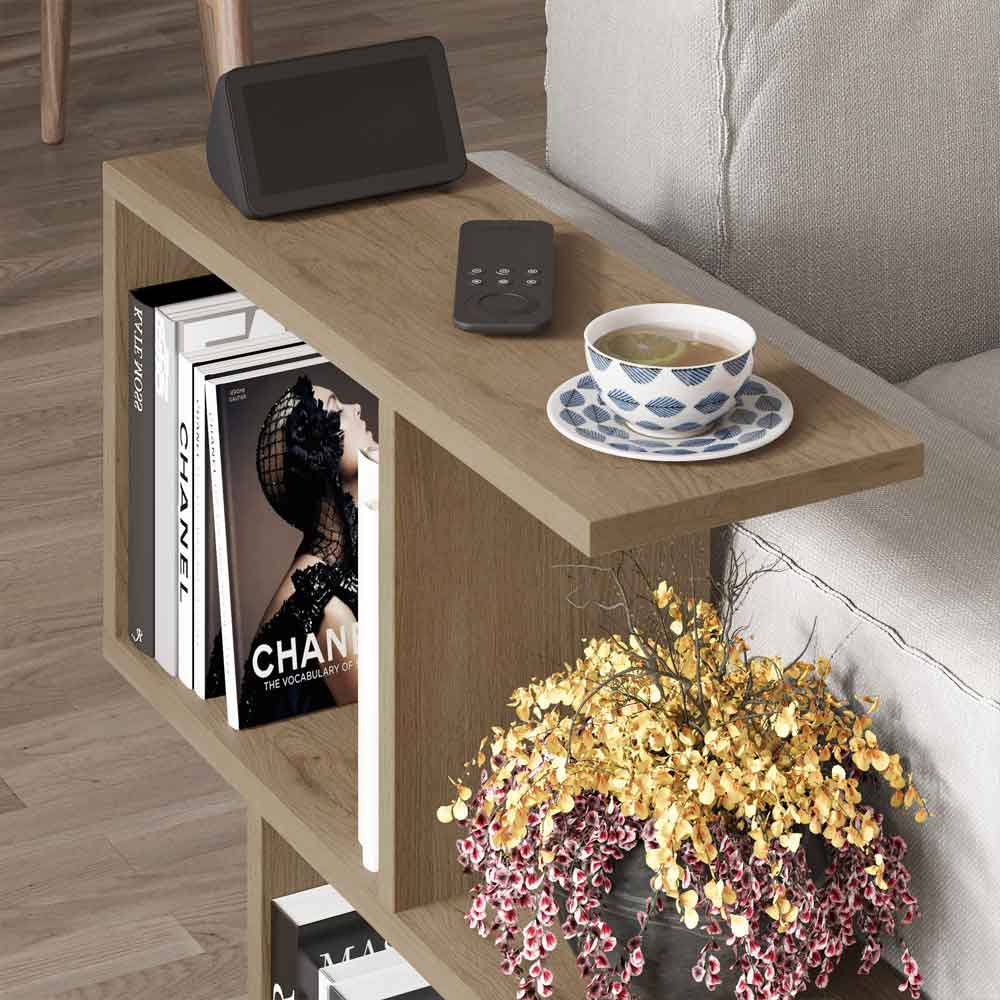 Homemania Wooden Side Table in Natural