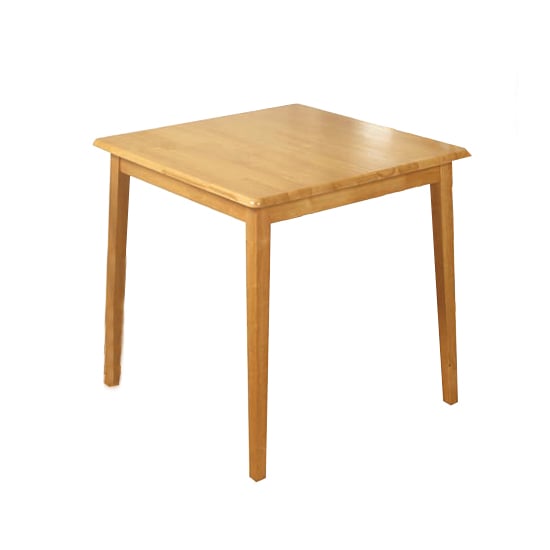 Product photograph of Honeymoon Square Dining Table In Light Oak from Furniture in Fashion