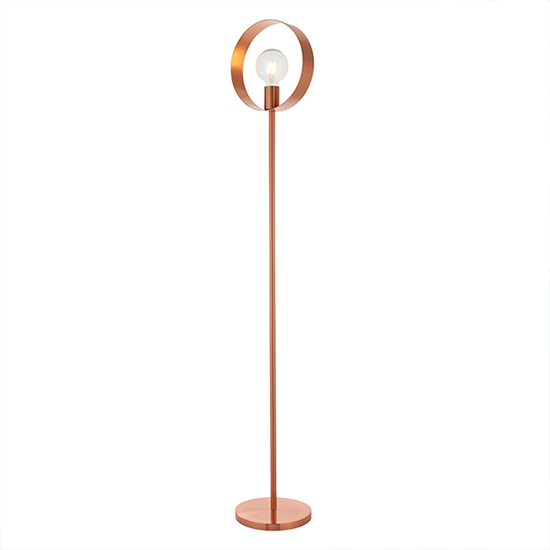 Hoop Floor Lamp In Brushed Copper_2