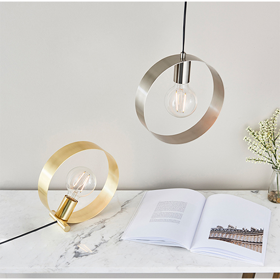 Hoop Table Lamp In Brushed Brass_3