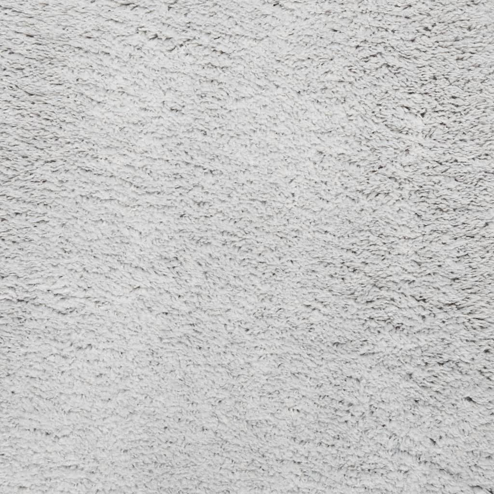 Hopkins 120cm Polyester Round Non-Slip Washable Rug - Grey