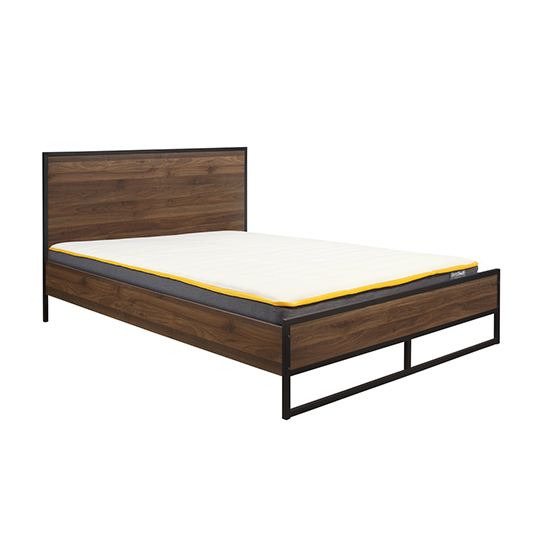 Houston Wooden Small Double Bed In Walnut_2