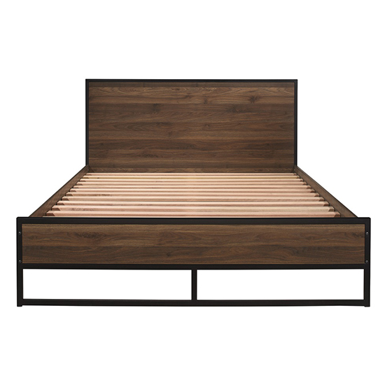 Houston Wooden Small Double Bed In Walnut_4
