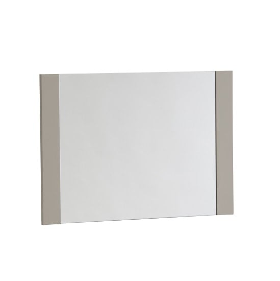 Houston Wall Mirror Rectangular In Grey Gloss Furniture in Fashion