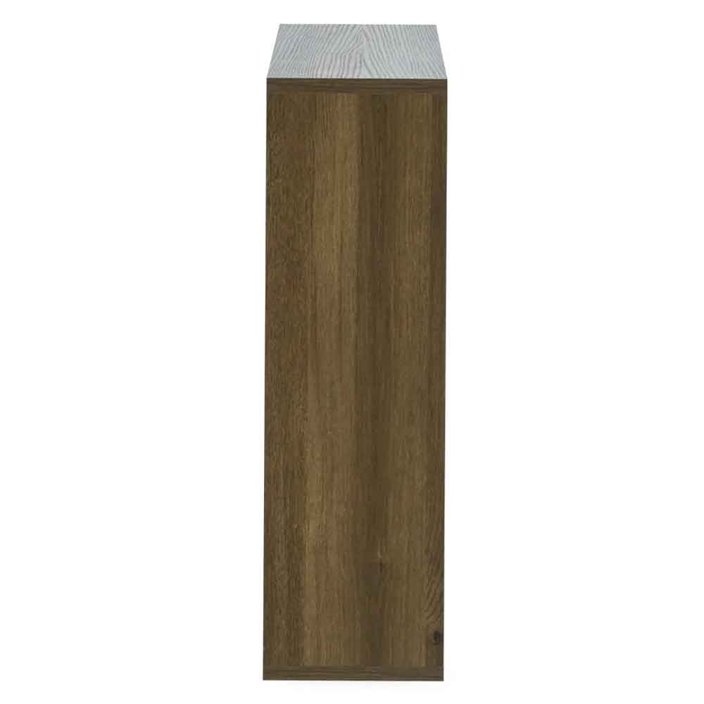 Hovaro Wooden Bathroom Mirrored Cabinet with 2 Doors in Walnut