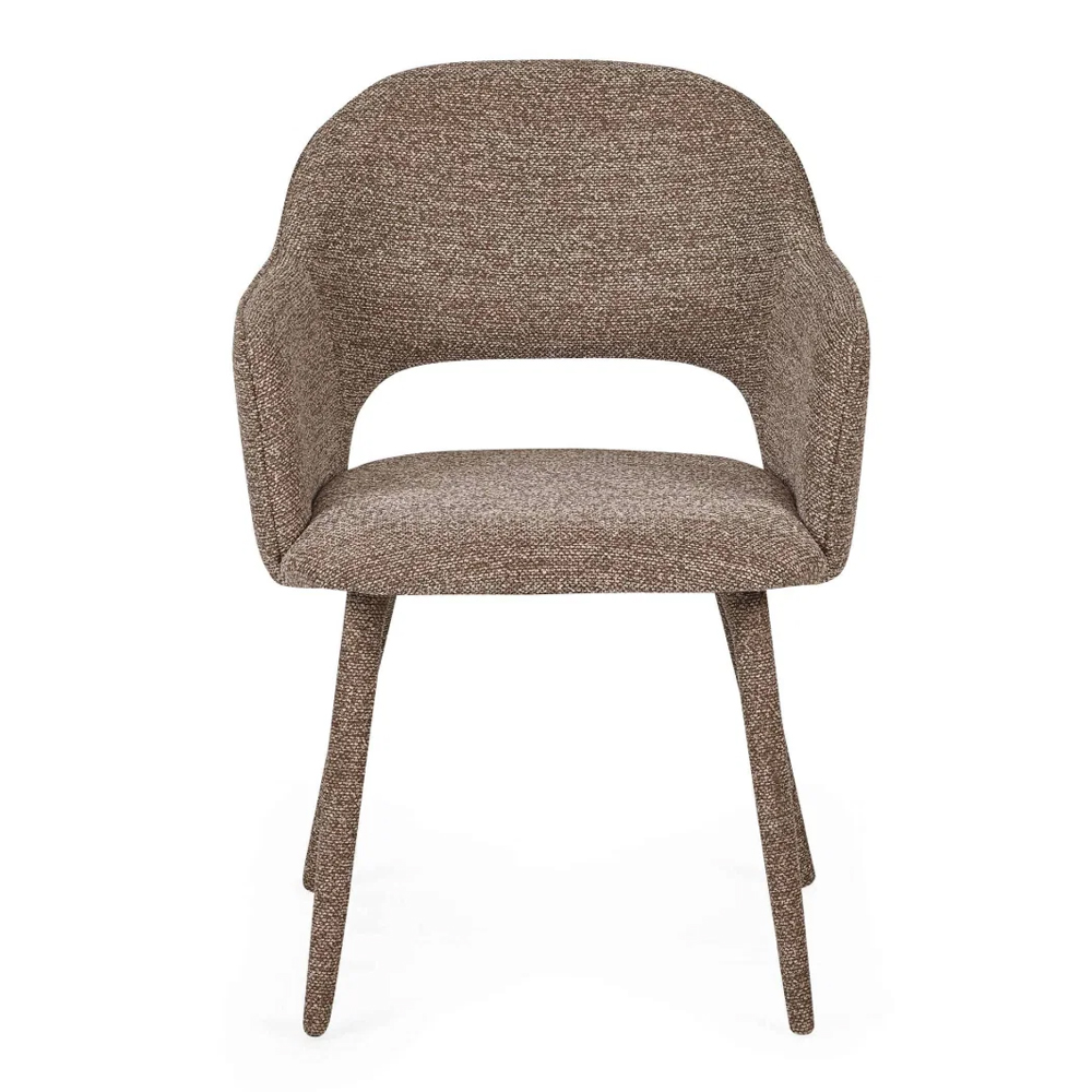Hovion Hazel Fabric Dining Chairs in Pair