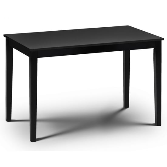 Product photograph of Haneul Wooden Dining Table In Lacquered Black from Furniture in Fashion