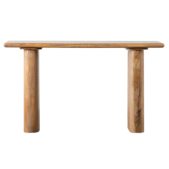 Huffman Wooden Rectangular Console Table In Natural