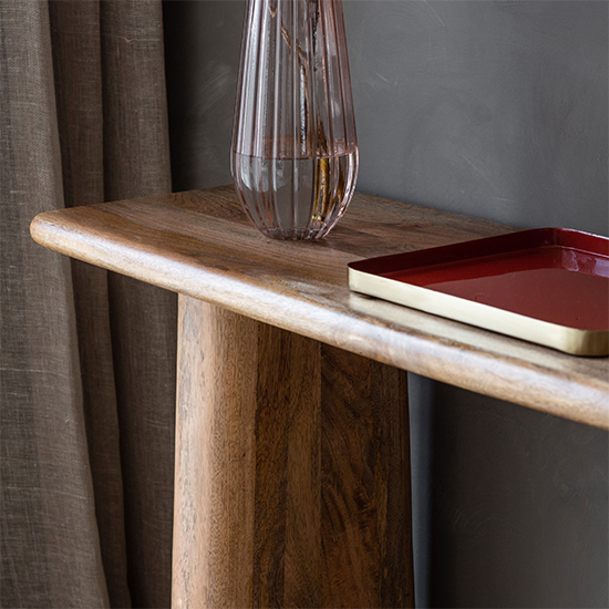 Huffman Wooden Rectangular Console Table In Natural