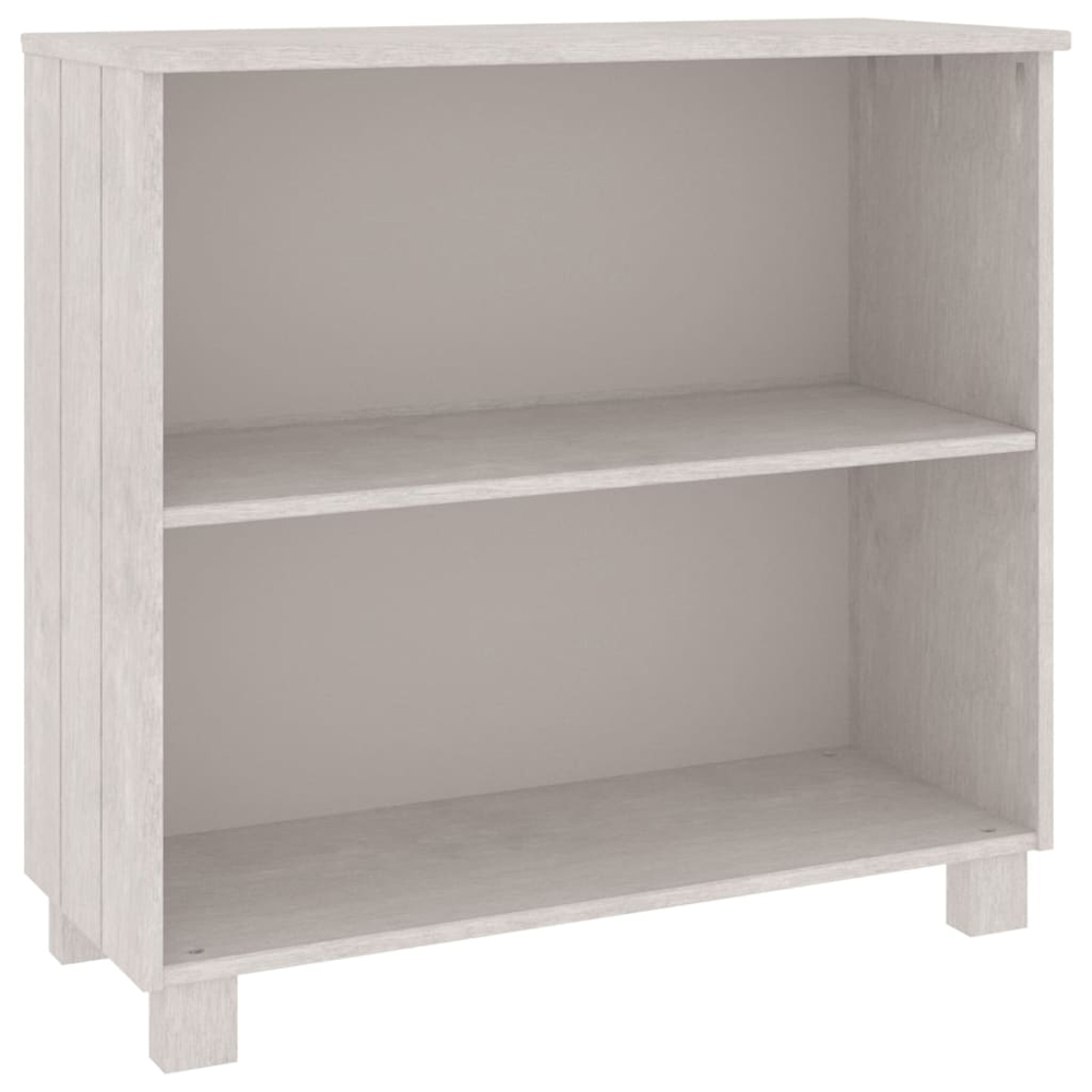 Hull Wooden Bookcase With 2 Shelf In White