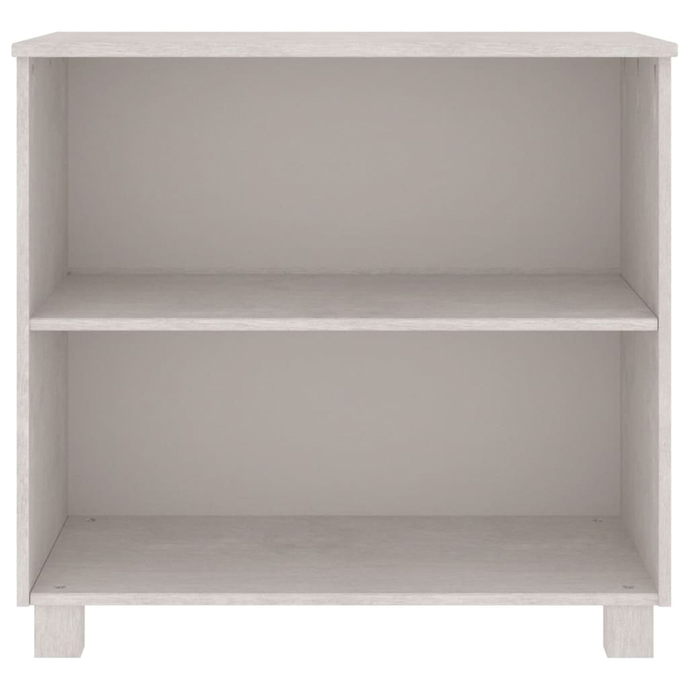 Hull Wooden Bookcase With 2 Shelf In White