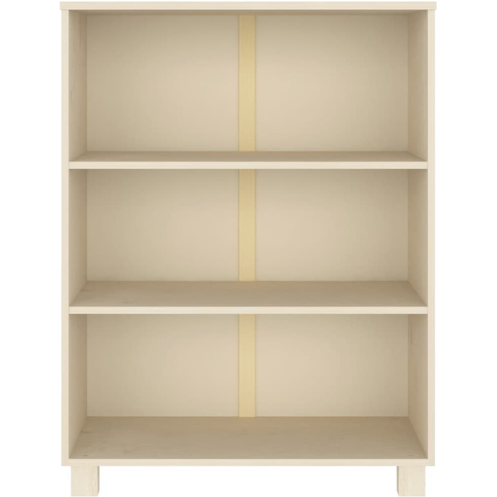 Hull Wooden Bookcase With 3 Shelves In Brown