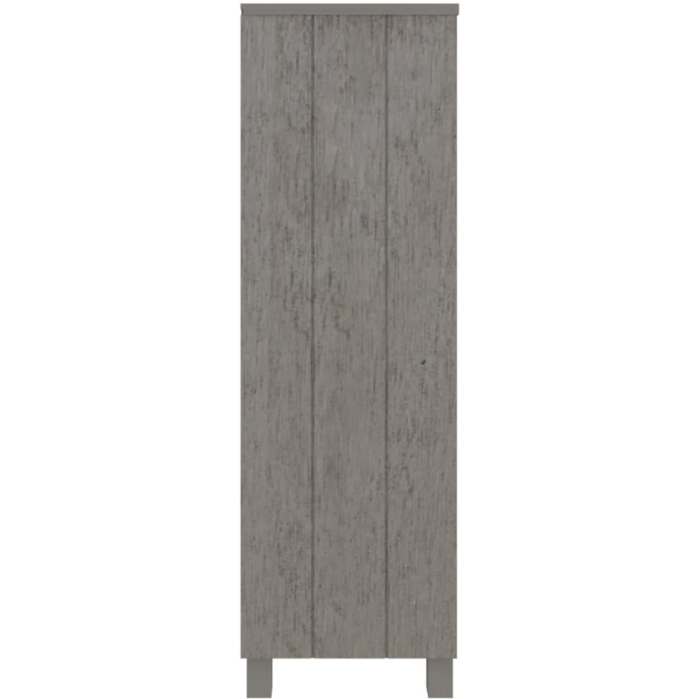 Hull Wooden Bookcase With 3 Shelves In Light Grey