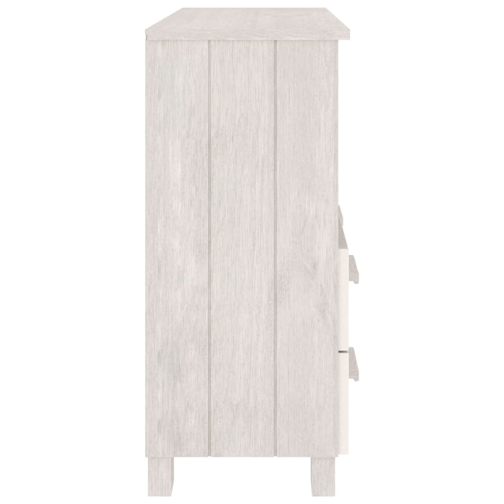 Hull Wooden Chest Of 2 Drawers With 1 Shelf In White