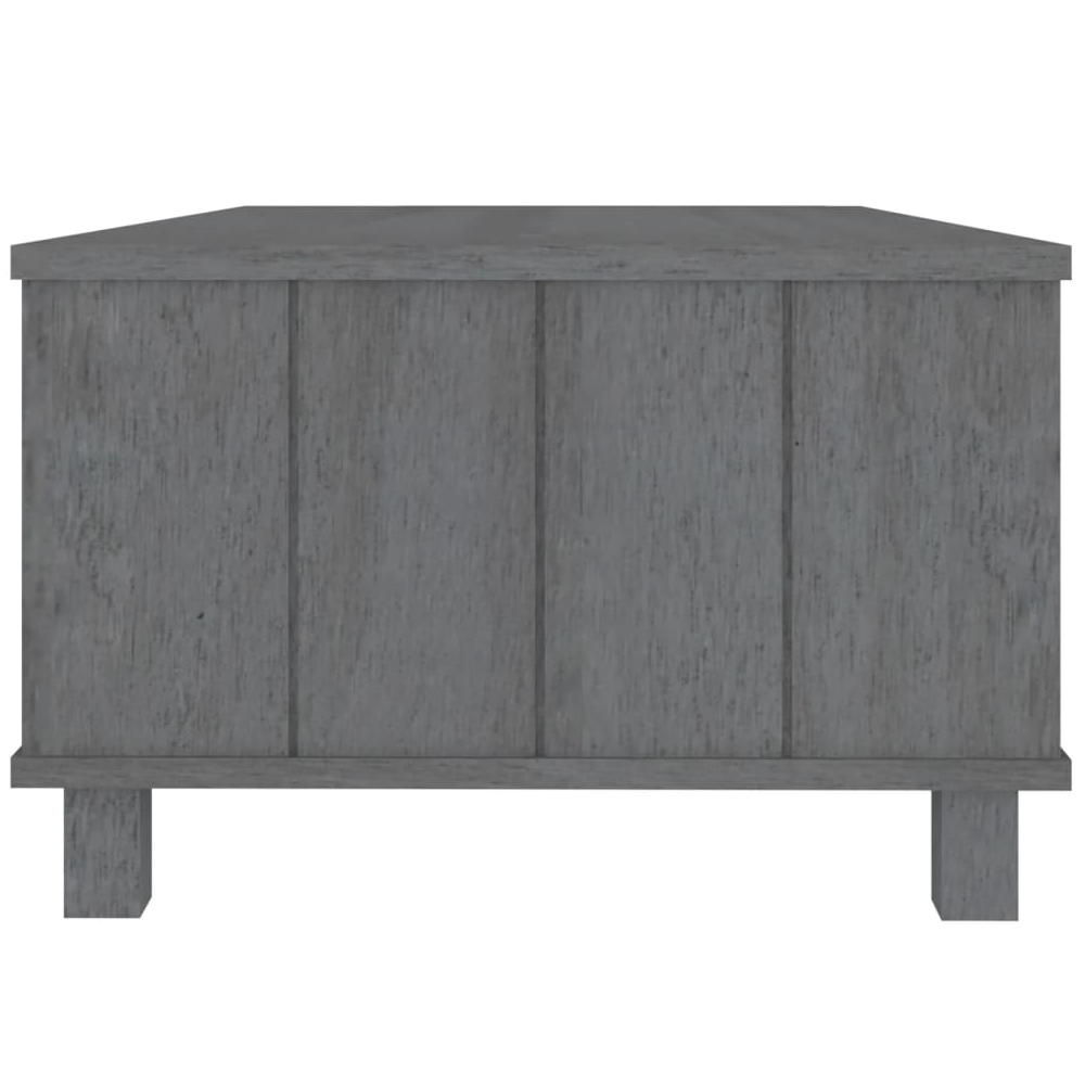 Hull Wooden Coffee Table With 1 Drawer In Dark Grey