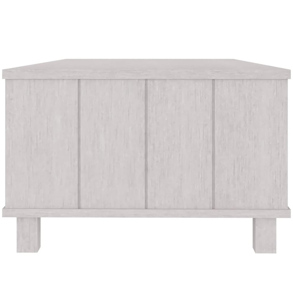 Hull Wooden Coffee Table With 1 Drawer In White