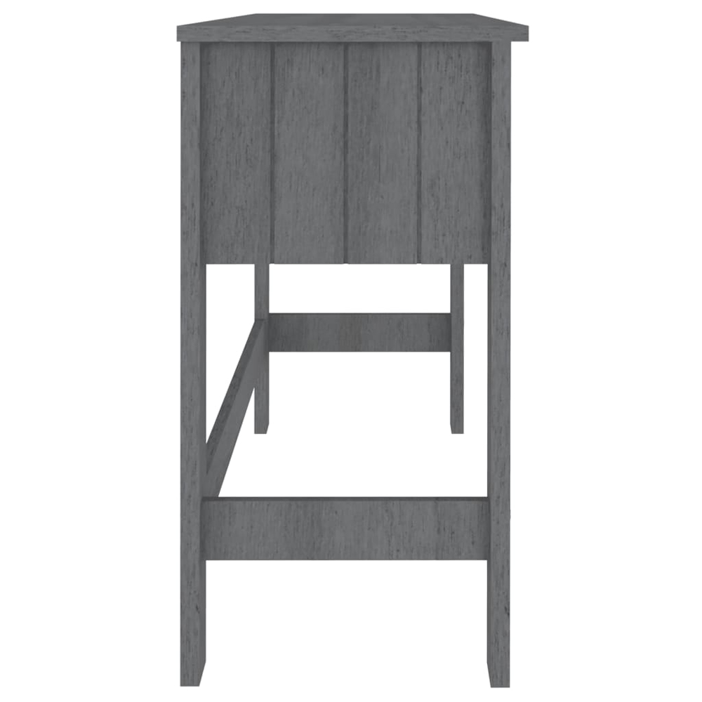 Hull Wooden Laptop Desk With 1 Drawer In Dark Grey