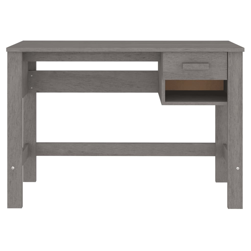 Hull Wooden Laptop Desk With 1 Drawer In Light Grey