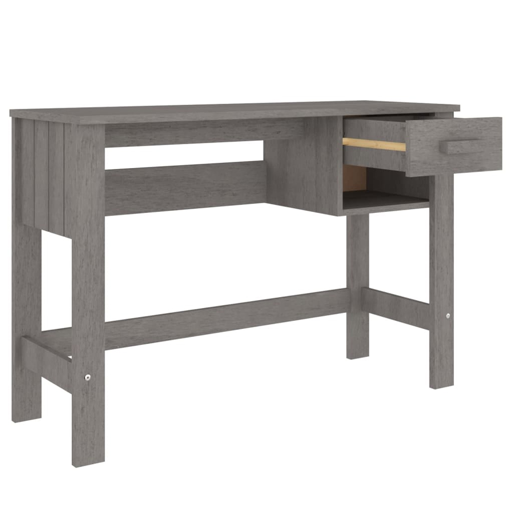 Hull Wooden Laptop Desk With 1 Drawer In Light Grey