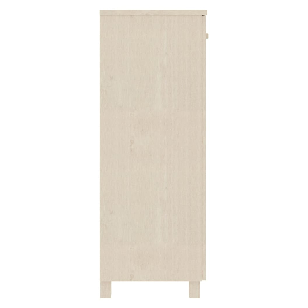 Hull Wooden Shoe Storage Cabinet 2 Doors In Brown