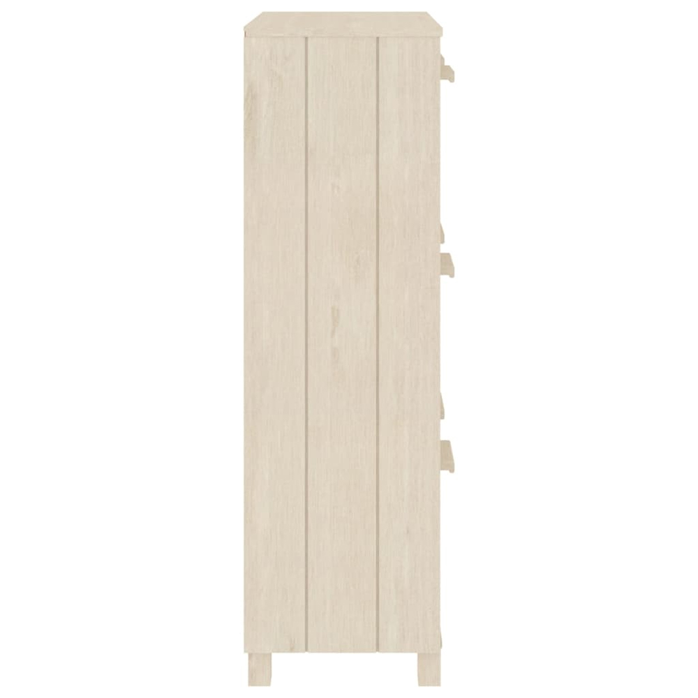 Hull Wooden Shoe Storage Cabinet With 3 Drawers In Brown