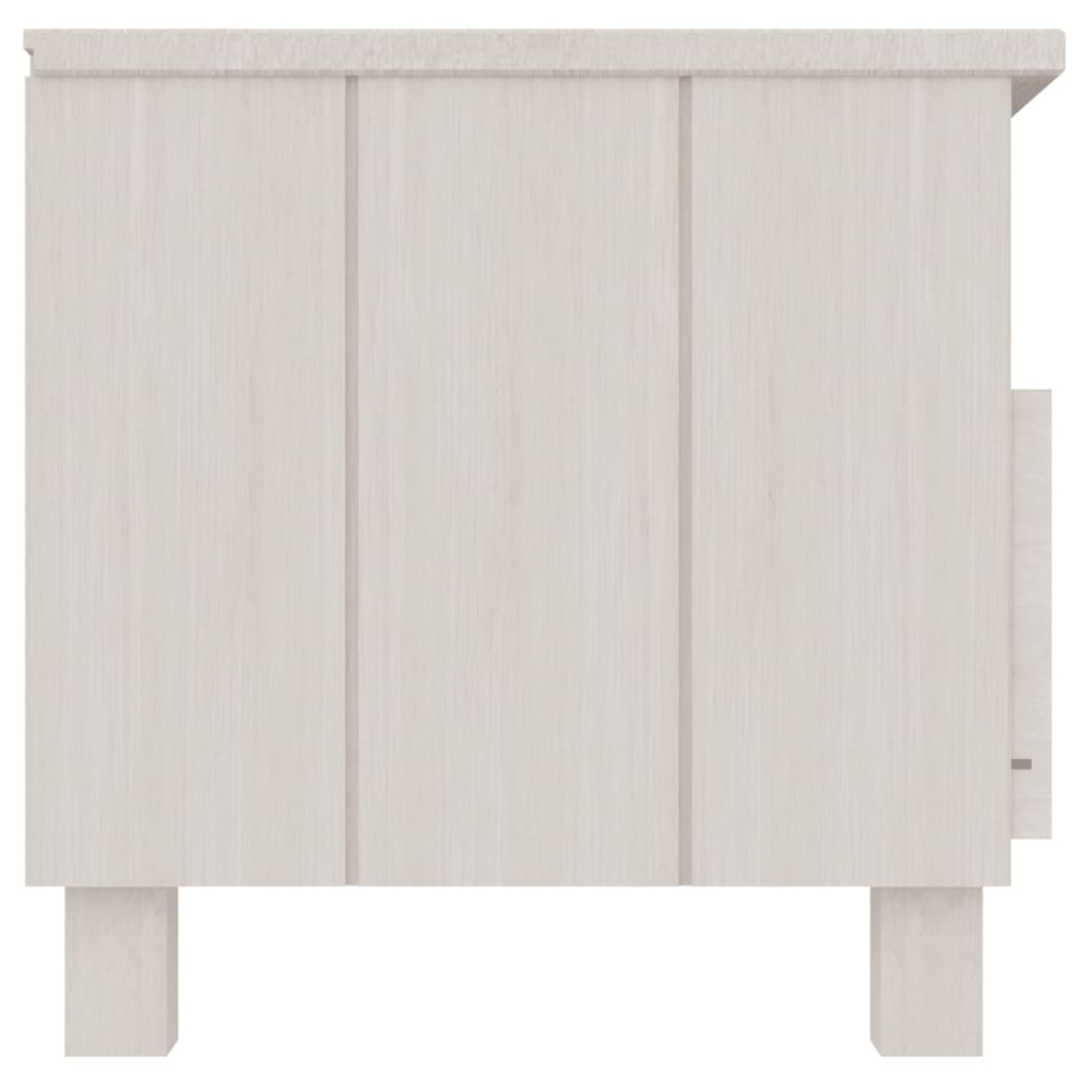 Hull Wooden TV Stand With 2 Drawers In White