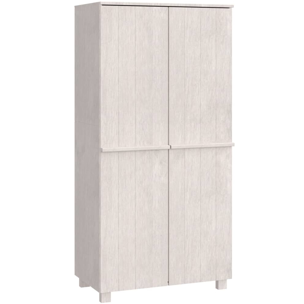 Hull Wooden Wardrobe With 2 Doors In White